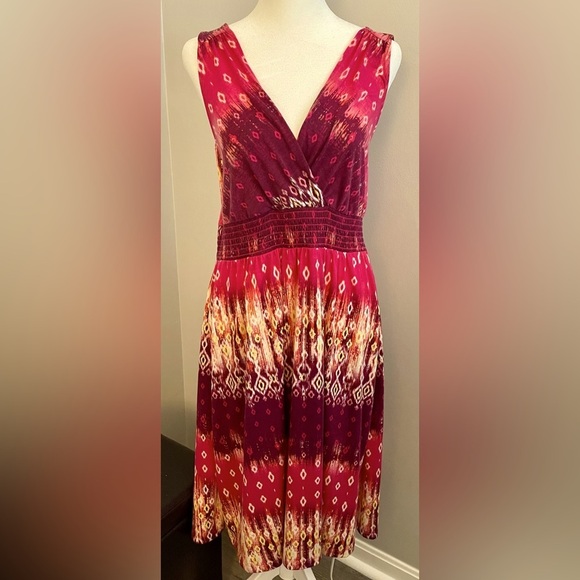 Faded Glory Dresses & Skirts - 🆕 Boho v neck Sun dress